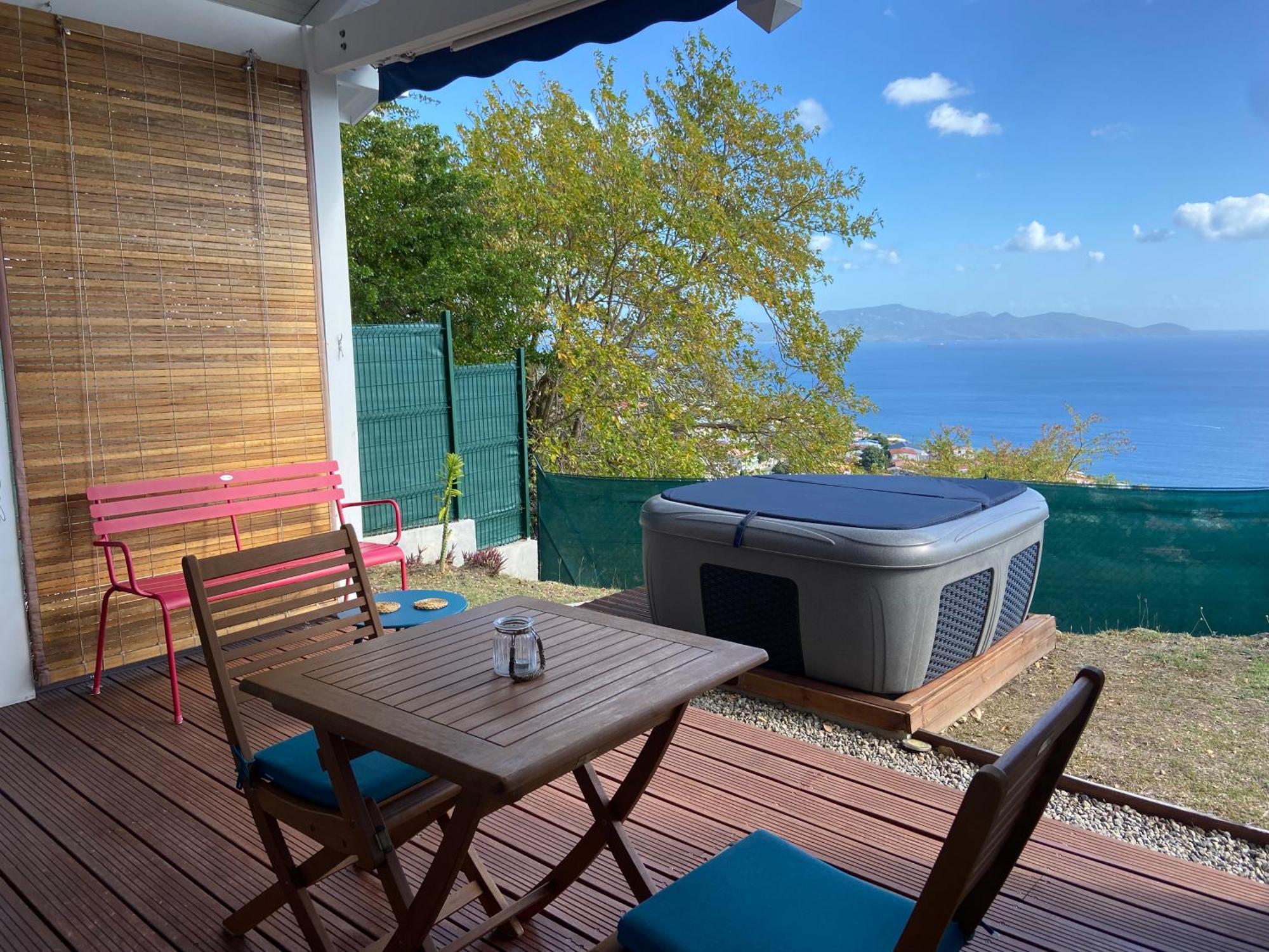 Bungalow Palbea Superieur Avec Spa Et Vue Mer Schoelcher Εξωτερικό φωτογραφία