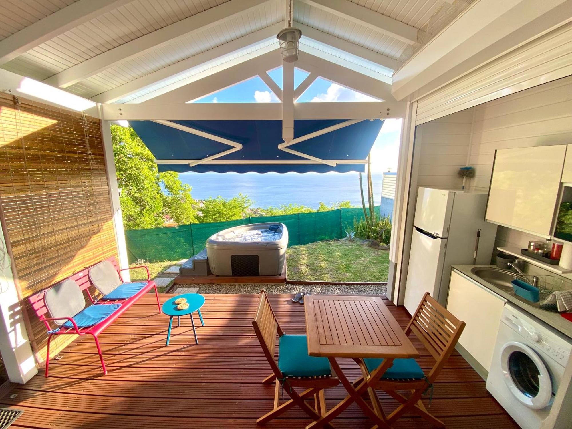 Bungalow Palbea Superieur Avec Spa Et Vue Mer Schoelcher Εξωτερικό φωτογραφία
